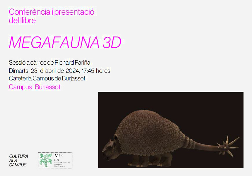 Xarrada i presentació de llibre MEGAFAUNA 3D